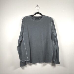 Lucky Brand Dusty Blue Grey Thermal Long Sleeve